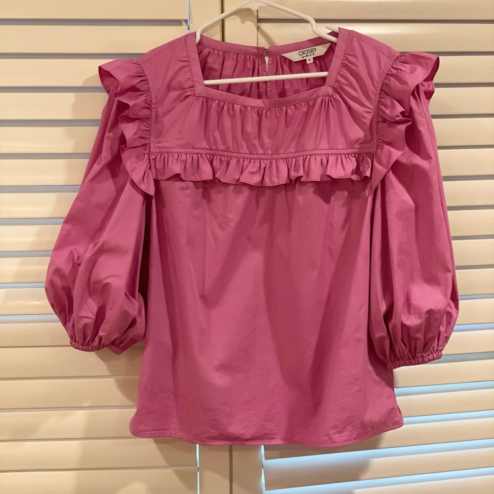 Crosby 3/4 sleeve Cotton Blouse